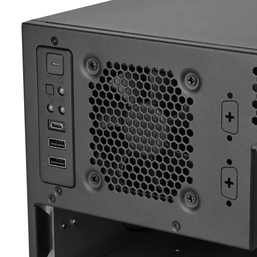 Silverstone RM46-502-I Rack Fekete
