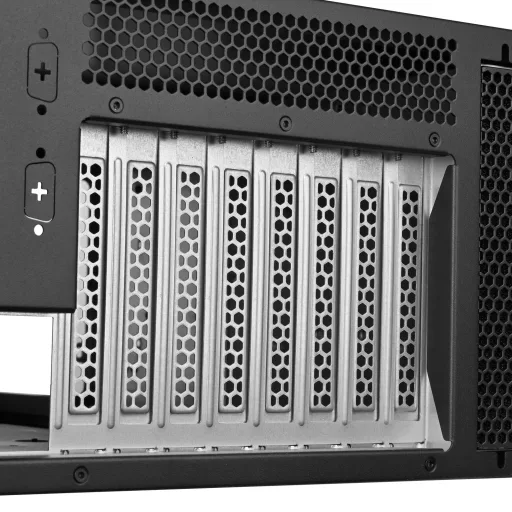 Silverstone RM46-502-I Rack Fekete