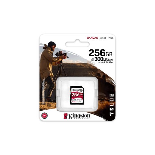 Kingston Technology Canvas React Plus 256 GB SD UHS-II Class 10