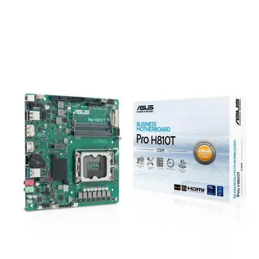 ASUS Pro H810T-CSM Intel H810 LGA 1851 (Socket V1) mini ITX