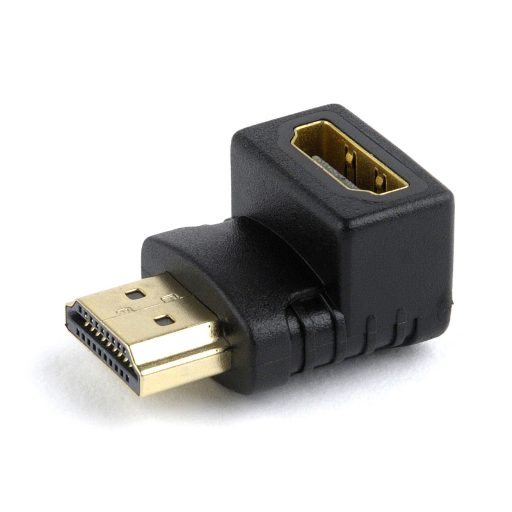 Gembird A-HDMI90-FML csatlakozó átlakító HDMI Fekete