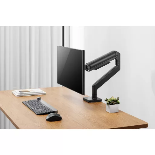Digitus DA-90473 asztali TV konzol 124,5 cm (49") Fekete