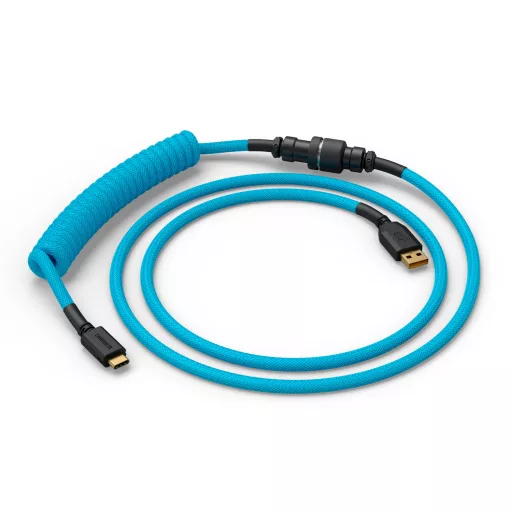 Glorious Gaming GLO-KB-ACC-CBL-COIL-EBLU billentyűzet-/egérkábel Világoskék 1,4 M