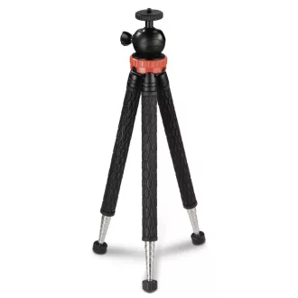   Hama Traveller Pro háromlábú fotóállvány Okostelefon/sportkamera 3 láb(ak) Fekete, Vörös