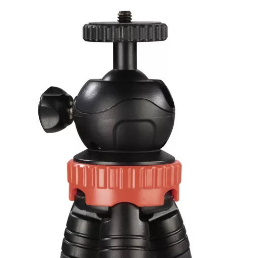 Hama Traveller Pro háromlábú fotóállvány Okostelefon/sportkamera 3 láb(ak) Fekete, Vörös