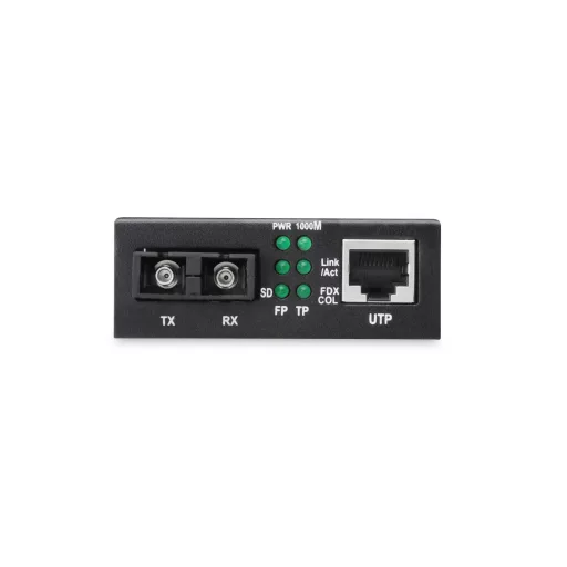 Digitus DN-82121-1 hálózati média konverter 1000 Mbit/s 1310 nm Single-mode Fekete