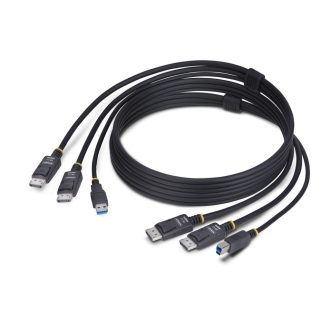 StarTech.com DDU1226-KVM-CABLE KVM kábel Fekete 1,8 M