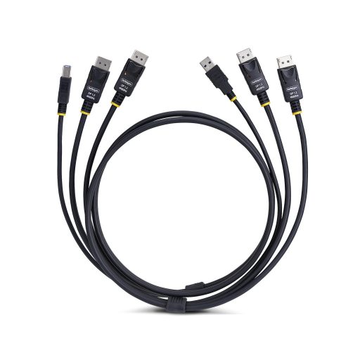 StarTech.com DDU1226-KVM-CABLE KVM kábel Fekete 1,8 M