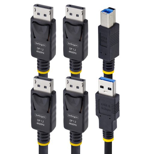StarTech.com DDU1226-KVM-CABLE KVM kábel Fekete 1,8 M