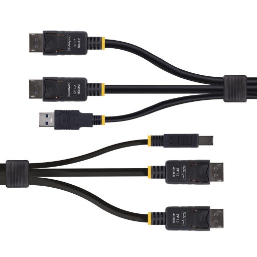 StarTech.com DDU1226-KVM-CABLE KVM kábel Fekete 1,8 M