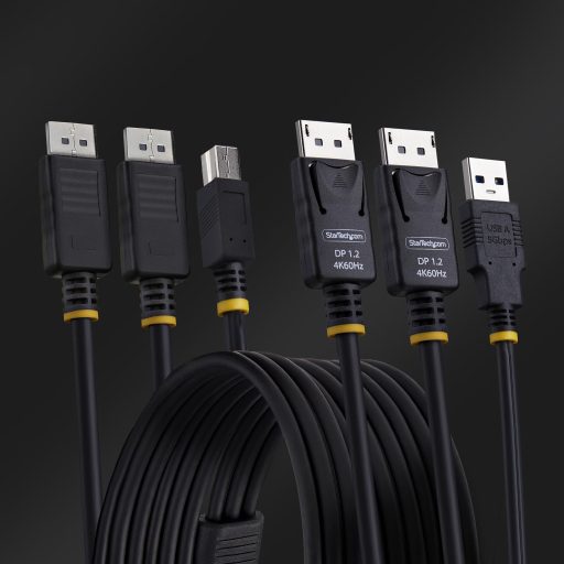 StarTech.com DDU1226-KVM-CABLE KVM kábel Fekete 1,8 M