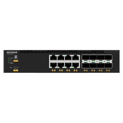 NETGEAR M4350-8X8F Vezérelt L3 10G Ethernet (100/1000/10000) 1U Fekete