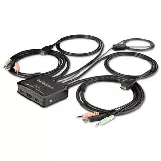 StarTech.com SV211HDUA4K KVM kapcsoló Fekete