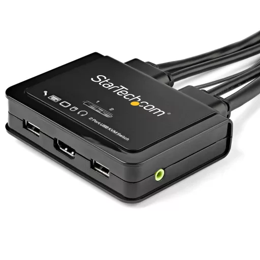 StarTech.com SV211HDUA4K KVM kapcsoló Fekete