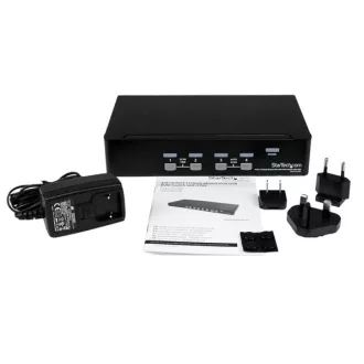 StarTech.com SV431DUSBU KVM kapcsoló Keretállvány Fekete