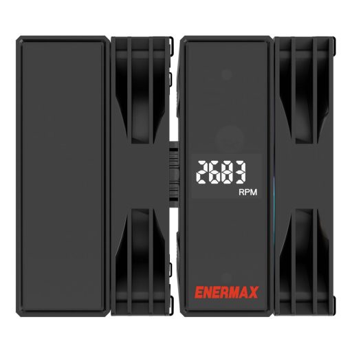 Enermax ETS-TD60D-ARGB számítógépes hűtőrendszer Processzor Hűtő 12 cm Fekete