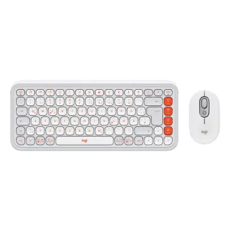   Logitech 920-013107 billentyűzet Egér mellékelve Univerzális Bluetooth QWERTZ Német Fehér