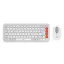 Logitech 920-013107 billentyűzet Egér mellékelve Univerzális Bluetooth QWERTZ Német Fehér
