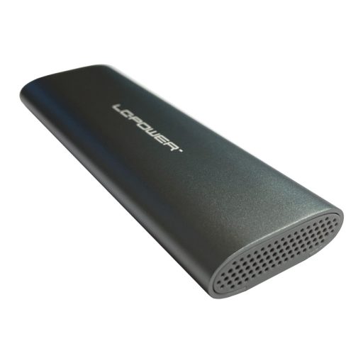 LC-Power LC-M2-C-MULTI-2 tárolóegység burkolat Külső SSD ház Antracit M.2