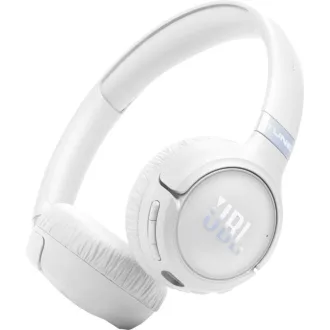   JBL Tune 680NC Headset Vezetékes és vezeték nélküli Fejpánt Hívás/zene USB C-típus Bluetooth Fehér