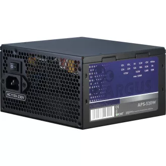 Inter-Tech Argus APS 520 W 20+4 pin ATX ATX Fekete