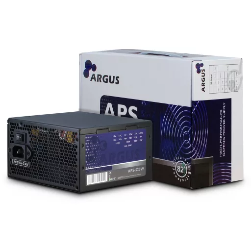 Inter-Tech Argus APS 520 W 20+4 pin ATX ATX Fekete