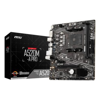MSI A520M-A PRO AMD A520 AM4 foglalat Micro ATX