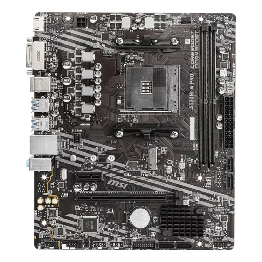 MSI A520M-A PRO AMD A520 AM4 foglalat Micro ATX