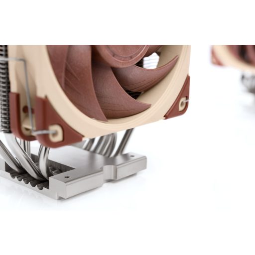 Noctua NH-U12S DX-4677 számítógépes hűtőrendszer Processzor Hűtő 12 cm Barna, Világosbarna, Ezüst