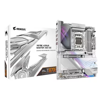 GIGABYTE X870E AORUS MASTER X3D ICE AMD X870E Socket AM5 ATX