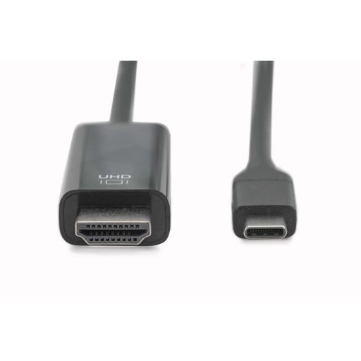 Digitus AK-300330-020-S video átalakító kábel 2 M USB C-típus DisplayPort Fekete