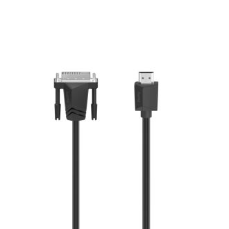   Hama 00200715 DVI kábel 1,5 M HDMI A-típus (Standard) DVI-I Fekete