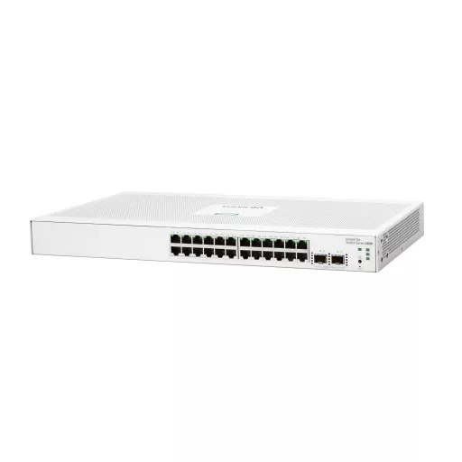 HPE Aruba Networking Networking Instant On Switch 24p Gigabit 2p SFP 1830 Vezérelt L2 Gigabit Ethernet (10/100/1000) 1U