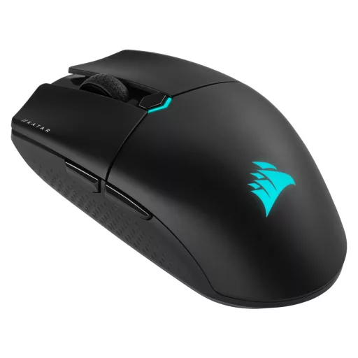 Corsair KATAR ELITE Wireless egér Játék Jobbkezes RF Wireless + Bluetooth + USB Type-A Optikai 26000 DPI