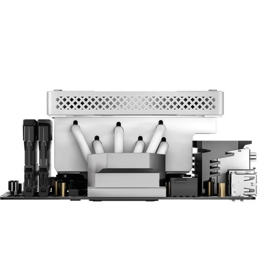 Jonsbo HX6200D Processzor Hűtő 12 cm Fehér 1 db