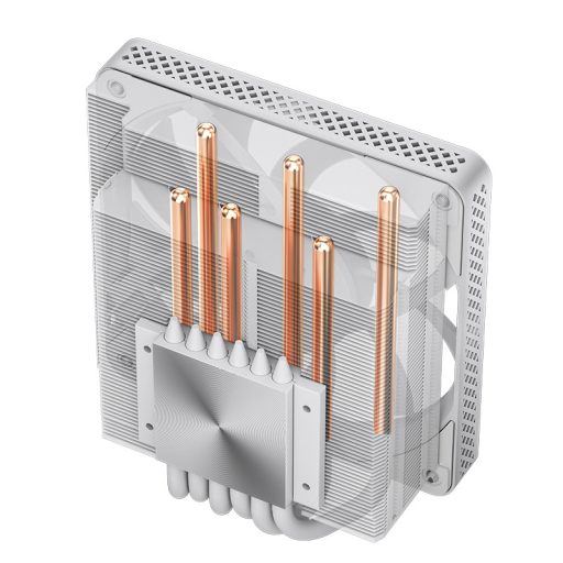 Jonsbo HX6200D Processzor Hűtő 12 cm Fehér 1 db