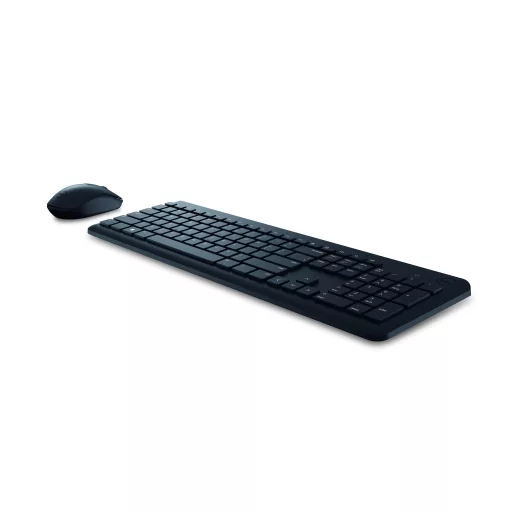 DELL KM3322W billentyűzet Egér mellékelve Irodai Vezeték nélküli RF QWERTY Nemzetközi amerikai Fekete