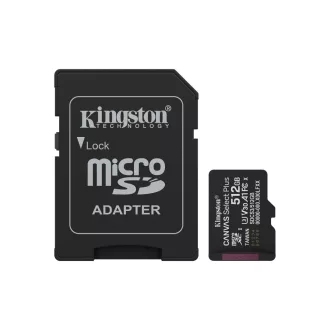   Kingston Technology Canvas Select Plus Gen3 512 GB MicroSDXC UHS-I Class 10