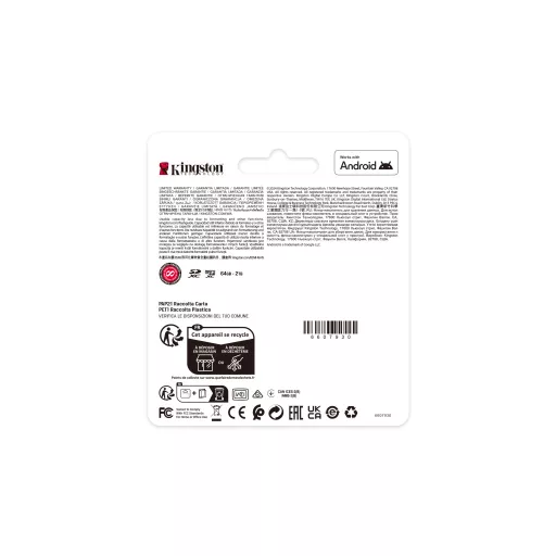 Kingston Technology Canvas Select Plus Gen3 512 GB MicroSDXC UHS-I Class 10
