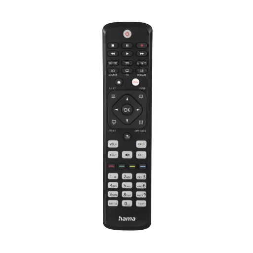 Hama 00221063 távirányító Vezeték nélküli infravörös TV Nyomógombok