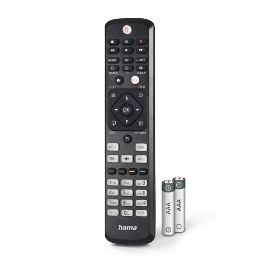 Hama 00221063 távirányító Vezeték nélküli infravörös TV Nyomógombok