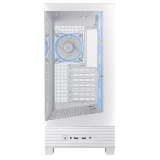 ASUS A31 Plus TG ARGB WHITE Midi Tower Fehér