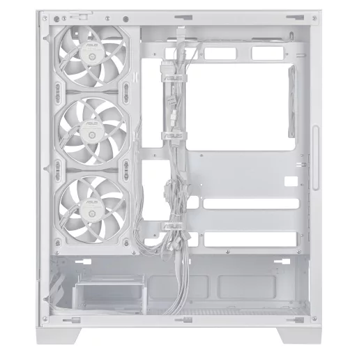 ASUS A31 Plus TG ARGB WHITE Midi Tower Fehér