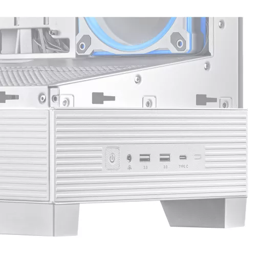 ASUS A31 Plus TG ARGB WHITE Midi Tower Fehér