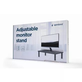 Gembird MS-TABLE-01 asztali TV konzol Fekete