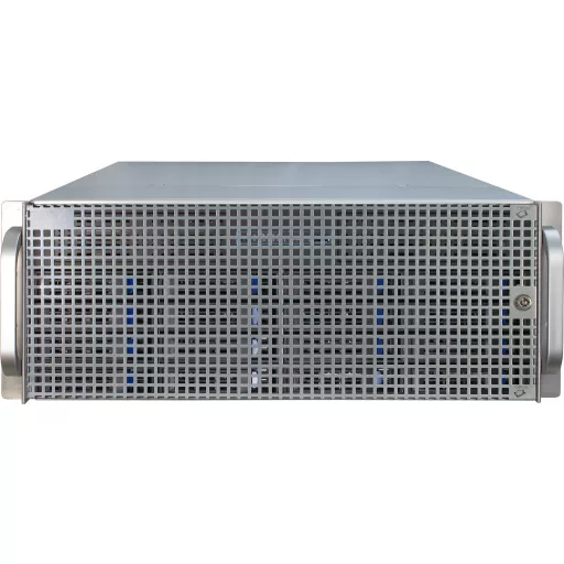Inter-Tech 4U-4416L Rack Fekete, Ezüst
