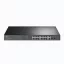 TP-Link TL-SG1218MP hálózati kapcsoló Beállítást nem igénylő (unmanaged) Gigabit Ethernet (10/100/1000) Ethernet-áramellátás (PoE) támogatása 1U Fekete