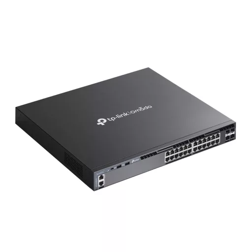TP-Link Omada SG6428X hálózati kapcsoló Vezérelt L3 Gigabit Ethernet (10/100/1000) 1U Fekete