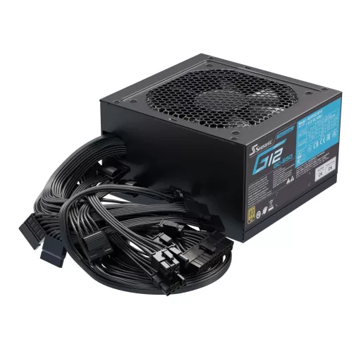 Seasonic Netzteil 650W G12 GC-650 80+Gold ATX Fekete