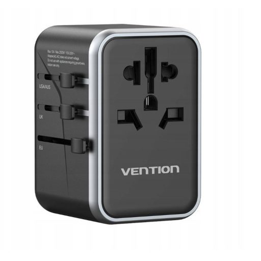 Vention 65W GaN Travel Adapter and Charger 2x USB-A 2x USB-C